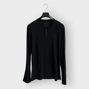 RARE! Chrome Hearts Vine Dagger Horseshoe Silver Button LS